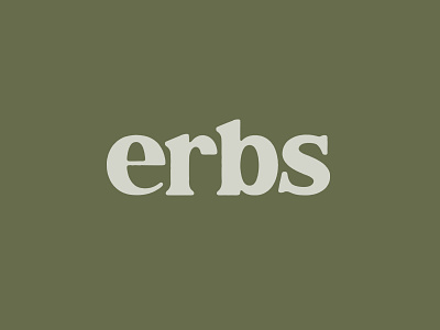 Custom 'Erbs' Lettering Concept