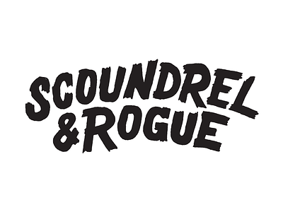 Scoundrel & Rogue (Unused) hand lettering illustration lettering pablo picasso typography