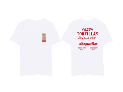 Fresh Tortilla T-Shirt drawing illustration lettering line art t shirt type typography