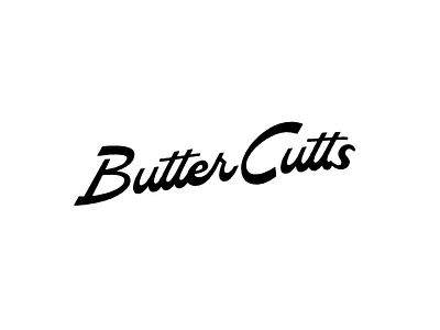 Cutts Up branding design drawing lettering logo type typography