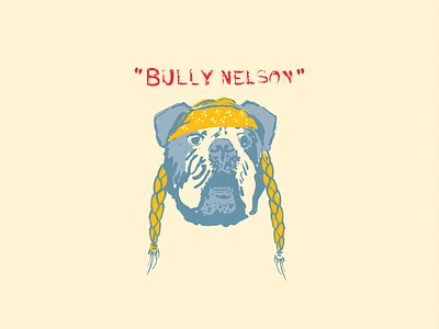 Bully design drawing illustration lettering line art