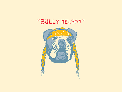 Bully design drawing illustration lettering line art