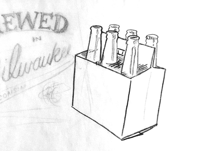 Milwaukee - Pencil Sketch drawng hand lettering illustration lettering