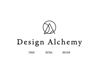 Design Alchemy Logo Concept icon illustration lettering logo monogram type typography