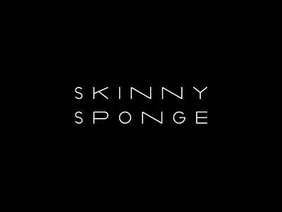 Skinny Sponge - Logo Concept hand lettering illustration lettering logo logo design typography