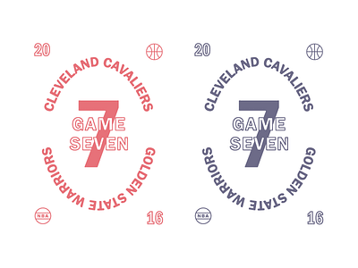 NBA Finals Game 7 illustration type typography