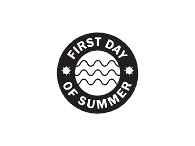 First Day of Summer Badge