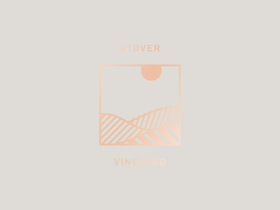 Vineyard Logo Concept illustration logo type vineyard