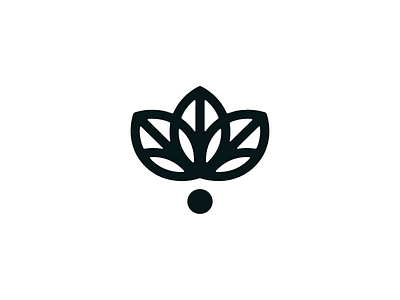 Floral Icon floral flower icon illustration leafy logo
