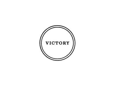 Victory Icon icon illustration lettering logo type typography