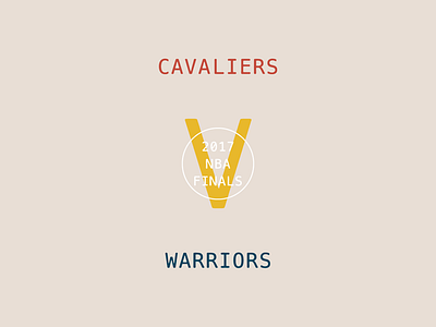 NBA Finals 2017 illustration lettering type typography