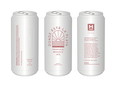 Clear Label can illustration lettering packaging type typography