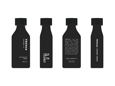 Shave Tonic Packaging illustration lettering product design product label