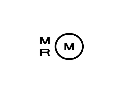 Mr. M Icon Concept icon line art logo monoline monoweight type typography