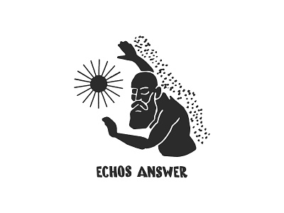 Echo's Answer drawing hand lettering illustration lettering line art type
