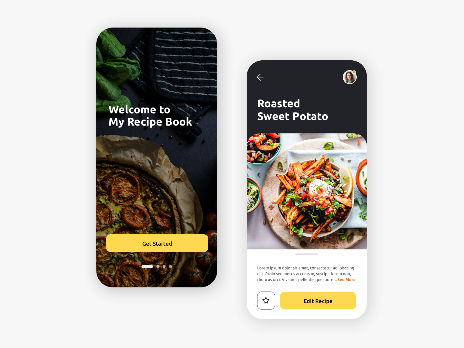 Recipe Book App by Cassandra Cappello on Dribbble