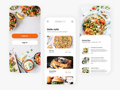 Online Ordering App by Cassandra Cappello on Dribbble