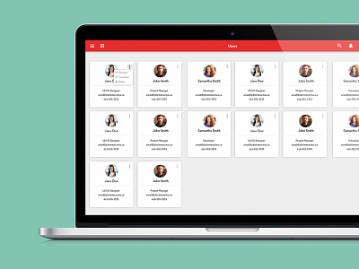 Project Management System cms hr project management team ui ux