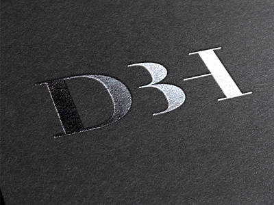 DBH Logo brand branding classic identity logo minimal modern