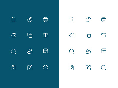 TouchBistro Line Icons icon icon design icon kit iconography icons icons pack icons set illustration line icons minimal minimalist product design ui vector vector icons vector illustration