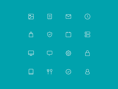 TouchBistro Icon Set brand design icon icon set icons line icons minimal minimalist product product design product icons ui uidesign uiux ux uxdesign vector vector icons vectors web icons
