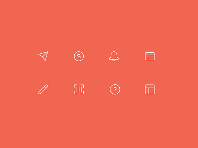 TouchBistro Icons app icon icon design icons illustration line icons minimal minimal icons minimalist mobile app ui vector web