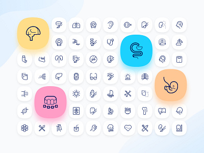 Medical specialty icon set clean icon icon design iconography icons icons pack iconset minimal ui uidesign userinterface