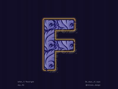 Letter_F 36dayoftype 36days 36daysoftype fdesign flogo letter design vectordesign vectorletter vintage violet