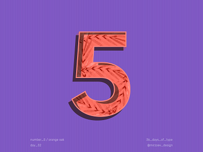 Day 32 / Number 5 36days 36daysoftype 36in36 dailydesign day dayliui graphicdesign instagram letterdesign logo logo 5 numberdesign shot32 ui vectordesign