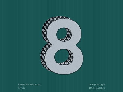 Day 35 / Number 8 36days 36daysoftype branding daily days35 green instagram letterdesign logo number 8 numberdesign shot35 typography ui uidesign uiux vector