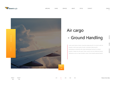 Air Cargo - UI Design aircargo airplane airplanes airport cargo desert eagle plane ui ux webdesign webtemplate