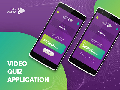 Video Quiz - Android Game Application android android app android app design application design game game app number quiz quizz sms ui ux uidesign ux design video videocall videoquiz