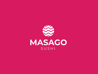 MASAGO SUSHI Branding branding cafe menu circle logo graphicdesign guidelines instagram logo logobrand logobranding logotype media media logo restaurant smm socialmedia sushi sushilogo sushilovers