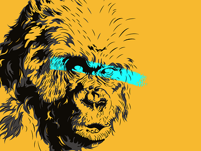 Gorilla Sketch design gorilla graphic design illustration monkey sketch sticker