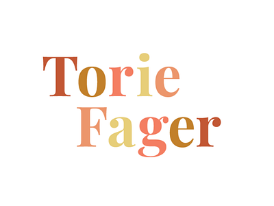 Personal Branding - Torie Fager