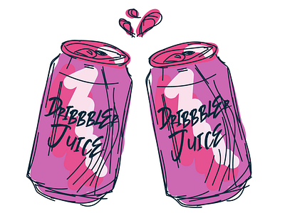 Dribbbler Juice debut design dribbble illustration lacroix