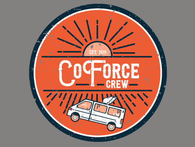 Coforce Crew Tee graphic design illustration transit van tshirt