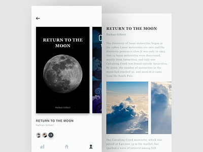 Book app book fiction literature masterwork design iphone x reading ue ui