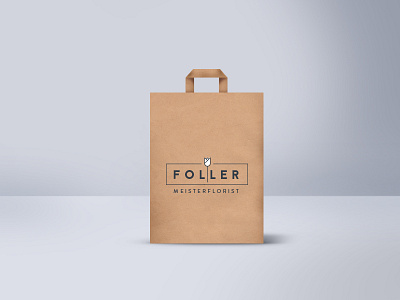Master Floristics - Shopping Paper Bag bag ci flowers logo paper paperbag
