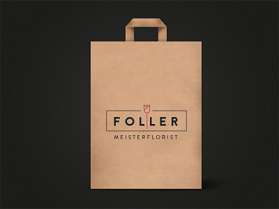 Paperbag (final) - Master Floristics bag ci logo mockup paper print