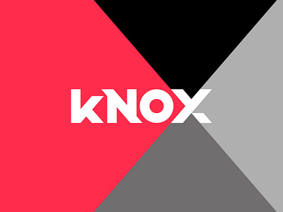 KNOX wordmark brand branding design icon logo logomark mark minimal monogram type