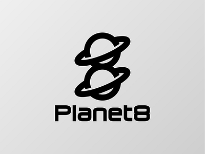 Planet8 Logo Design logo monogram