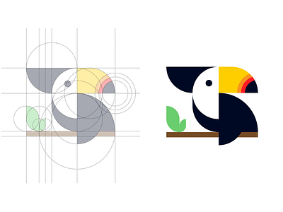 Toucan Logo logo logo design toucan