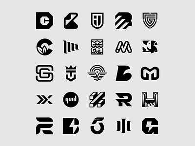 2017 Logo Collection 2017 brand icon logo mark monogram