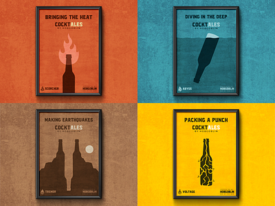 Hobgoblin Cocktail poster designs