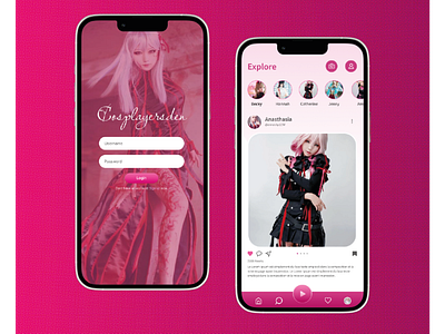 Cosplayers social app