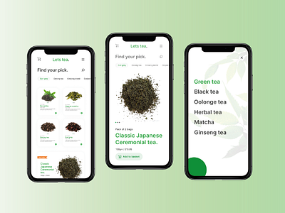 Tea store app