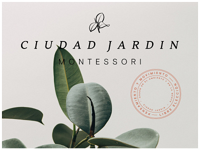 Ciudad Jadin Montessori Logo design identity identity branding logo logotype