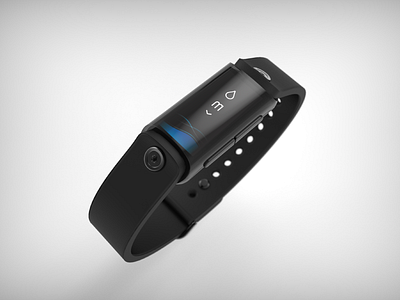 Hydration Monitor design fitness hydration industrial design render ui wearables