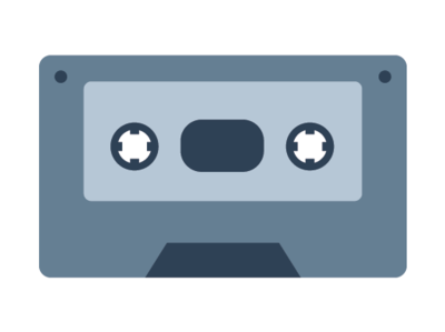 Cassette Tape 80s cassette cassette tape illustrator music tape unreleased material vector
